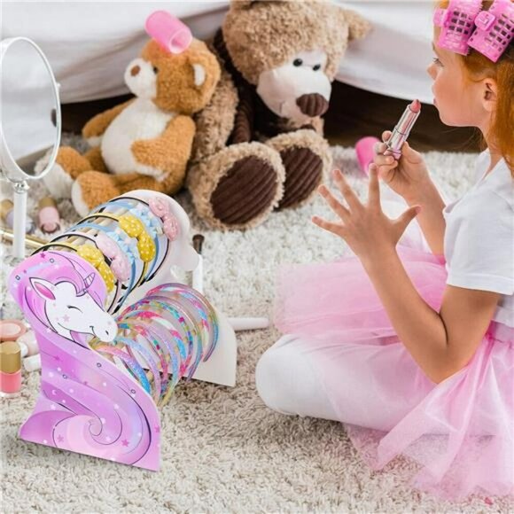Unicorn Headband Holder Organizer Girls Hair Accessories Storage Display Stand - Picture 3 of 7